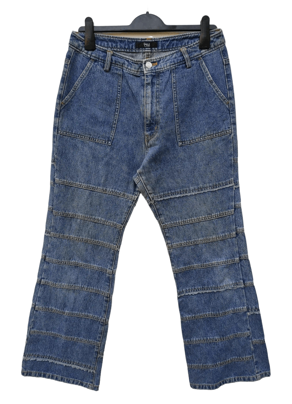 Japanese Brand ❎ Smile Land Reconstructed Denim Size US 30 / EU 46 - 1 Thumbnail