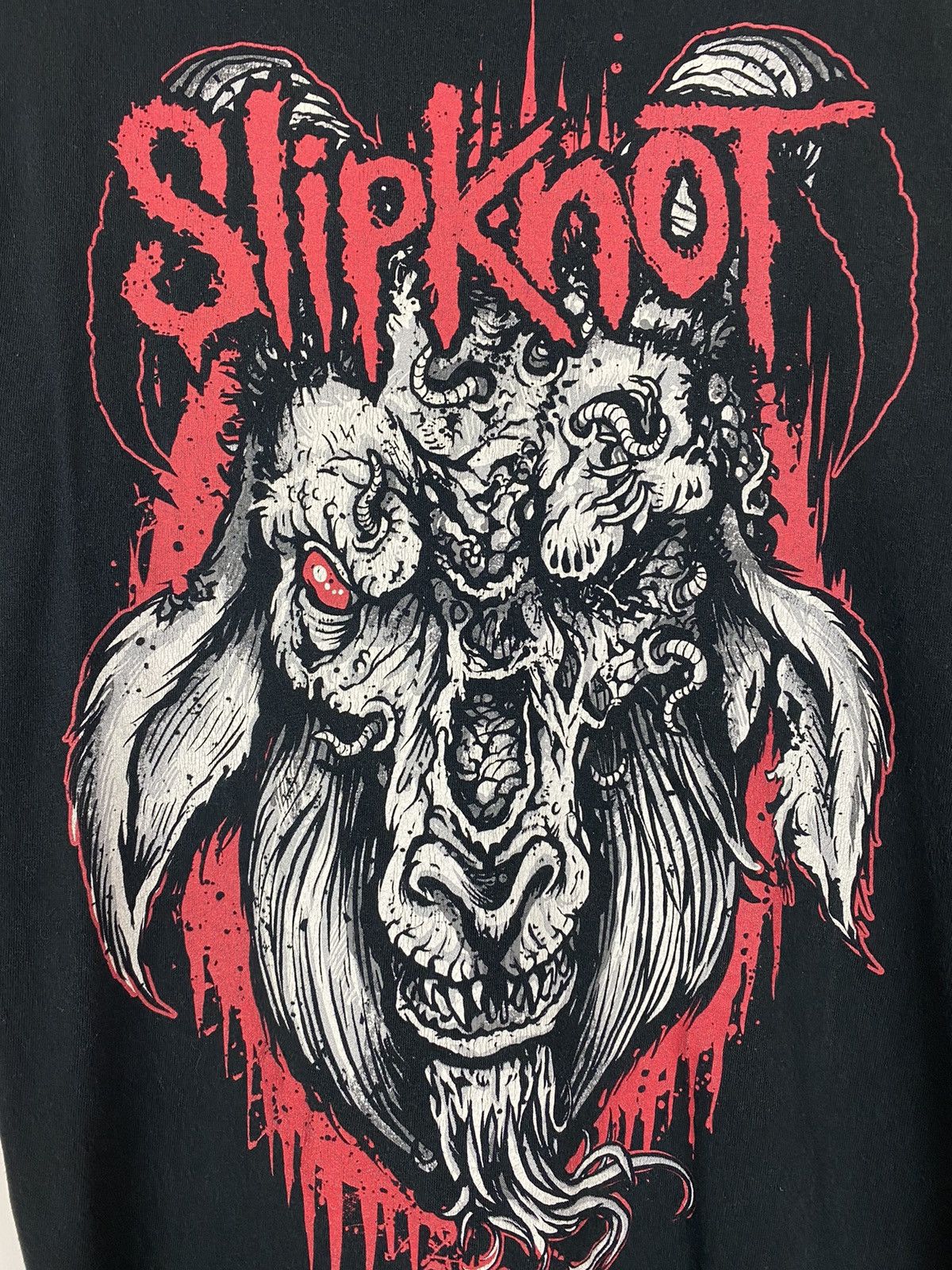 Band Tees 2015 Slipknot Rotting Goat Graphic Tee Size US L / EU 52-54 / 3 - 4 Thumbnail