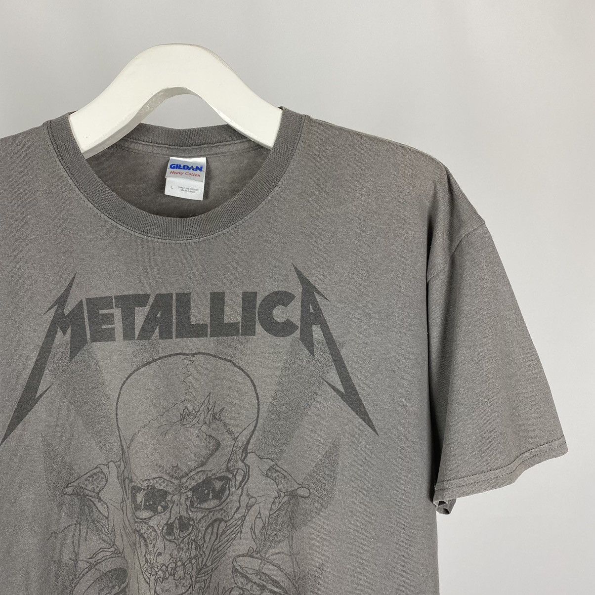 Band Tees 2000s Vintage Metallica Pushead Boris Skull Tee Size US L / EU 52-54 / 3 - 2 Thumbnail