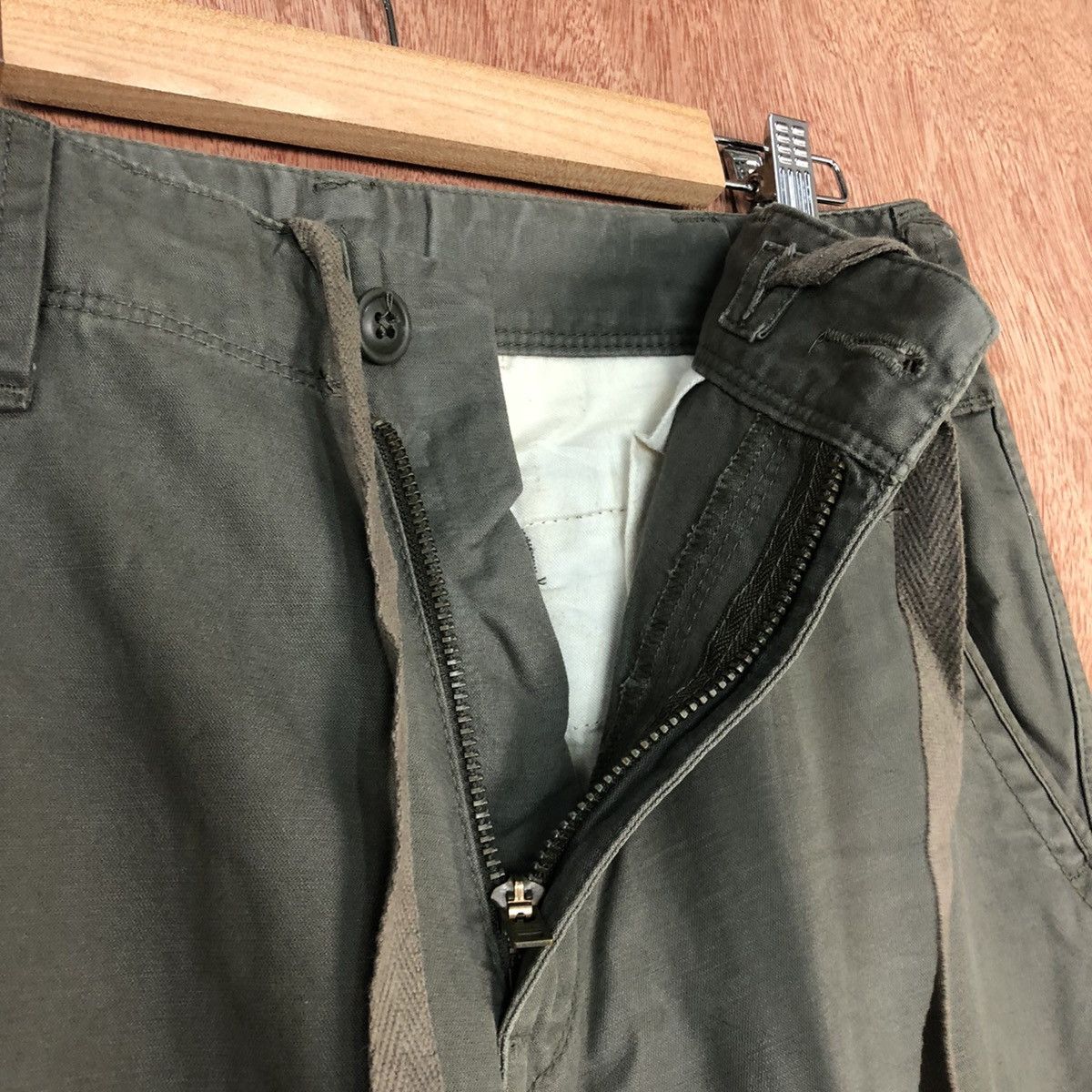 Japanese Brand DLL Uniqlo japan utility Green Multipocket Cargo Pants #1654 Size US 30 / EU 46 - 6 Thumbnail