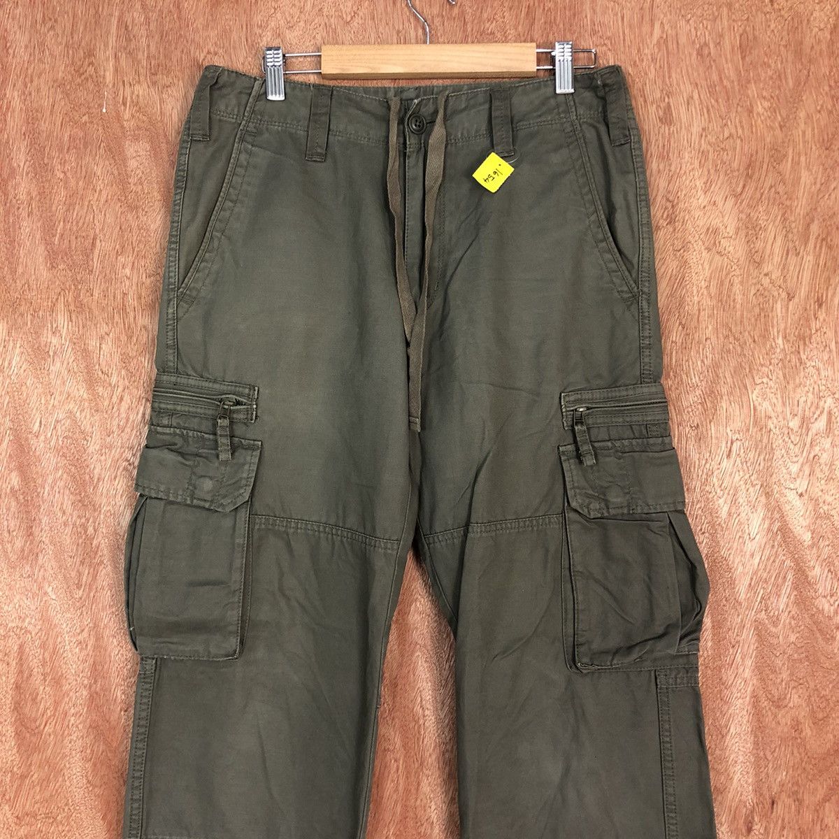 Japanese Brand DLL Uniqlo japan utility Green Multipocket Cargo Pants #1654 Size US 30 / EU 46 - 2 Thumbnail