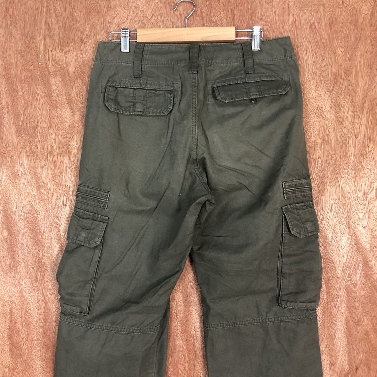 Japanese Brand DLL Uniqlo japan utility Green Multipocket Cargo Pants #1654 Size US 30 / EU 46 - 9 Thumbnail