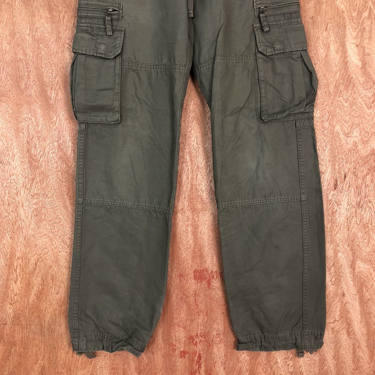 Japanese Brand DLL Uniqlo japan utility Green Multipocket Cargo Pants #1654 Size US 30 / EU 46 - 3 Thumbnail