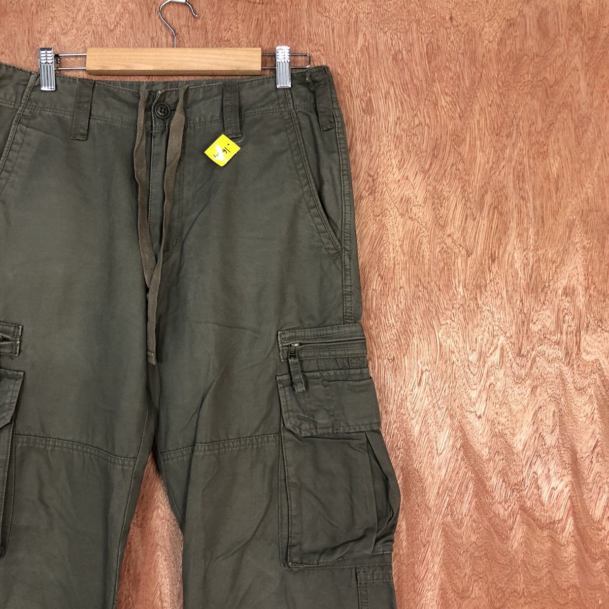 Japanese Brand DLL Uniqlo japan utility Green Multipocket Cargo Pants #1654 Size US 30 / EU 46 - 4 Thumbnail