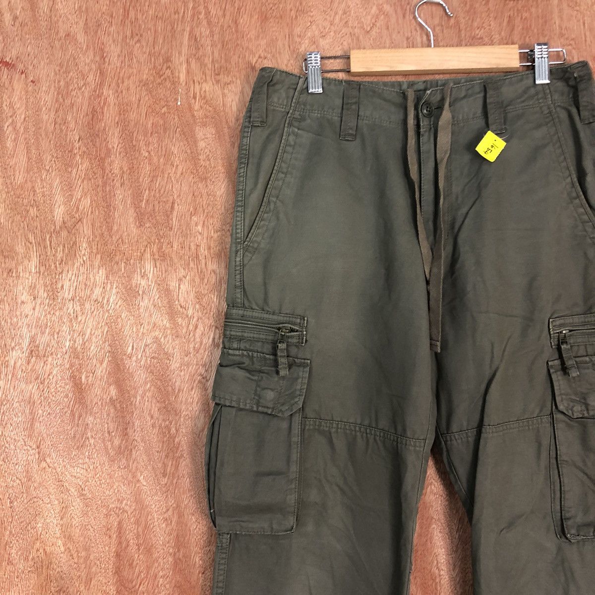 Japanese Brand DLL Uniqlo japan utility Green Multipocket Cargo Pants #1654 Size US 30 / EU 46 - 5 Thumbnail
