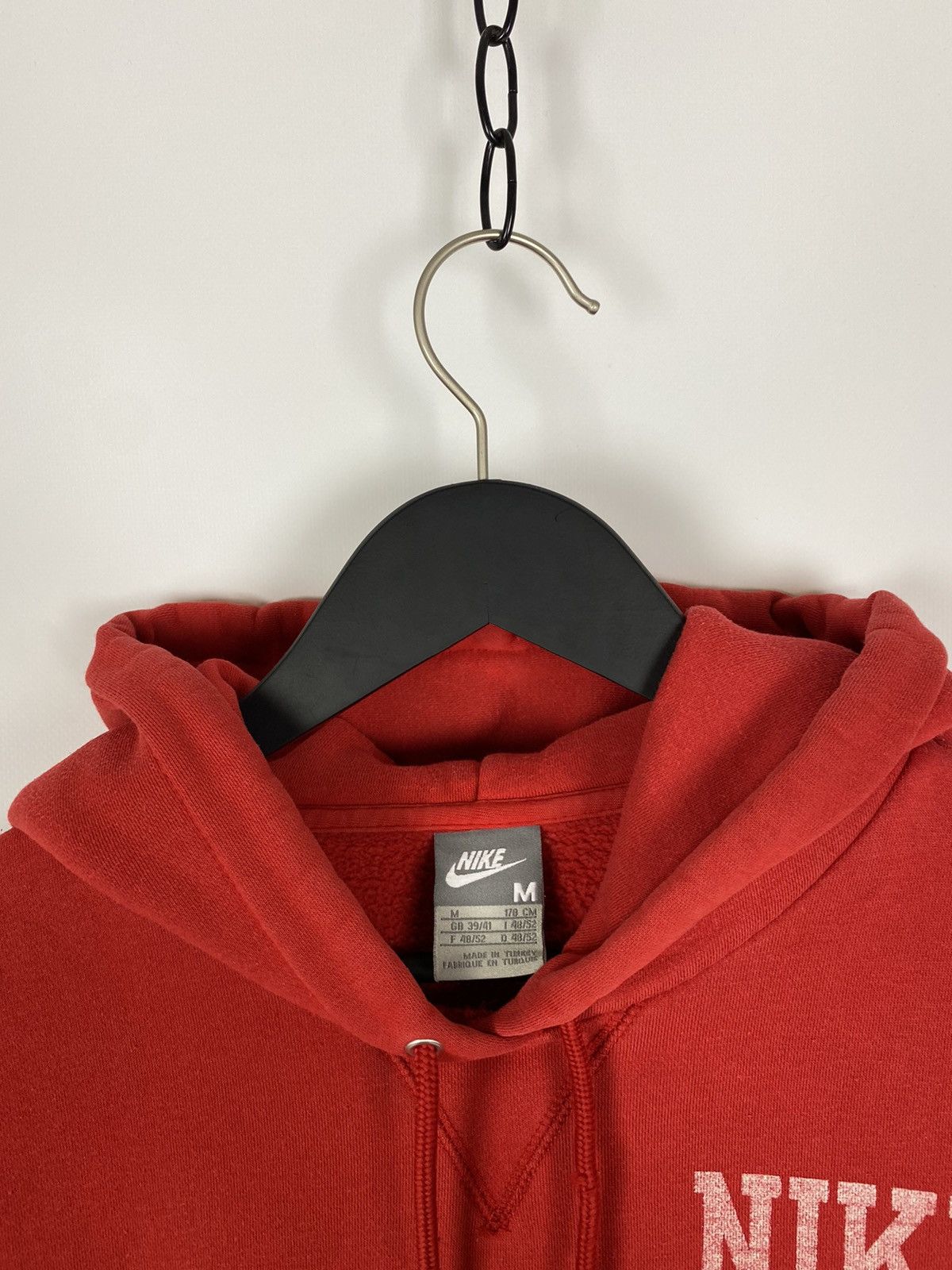 Nike 2000’s Vintage Nike Athletic Logo Boxy Hoodie Size US M / EU 48-50 / 2 - 3 Thumbnail