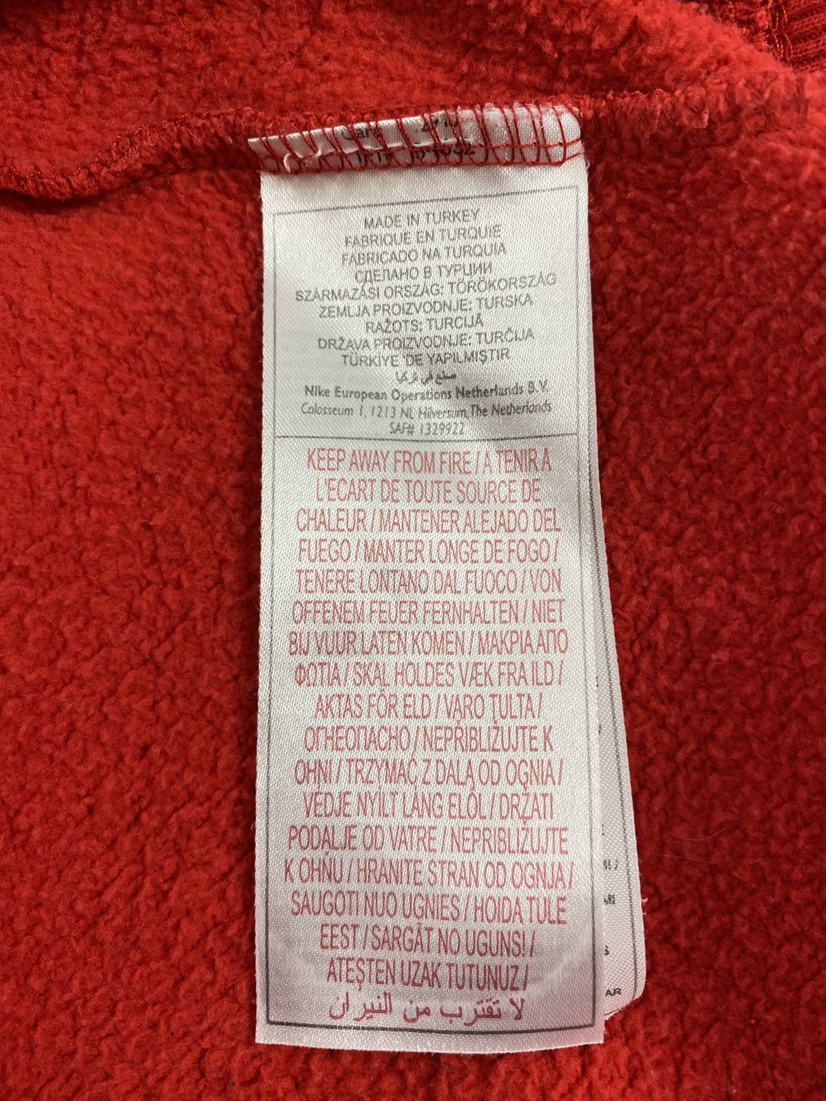 Nike 2000’s Vintage Nike Athletic Logo Boxy Hoodie Size US M / EU 48-50 / 2 - 12 Thumbnail