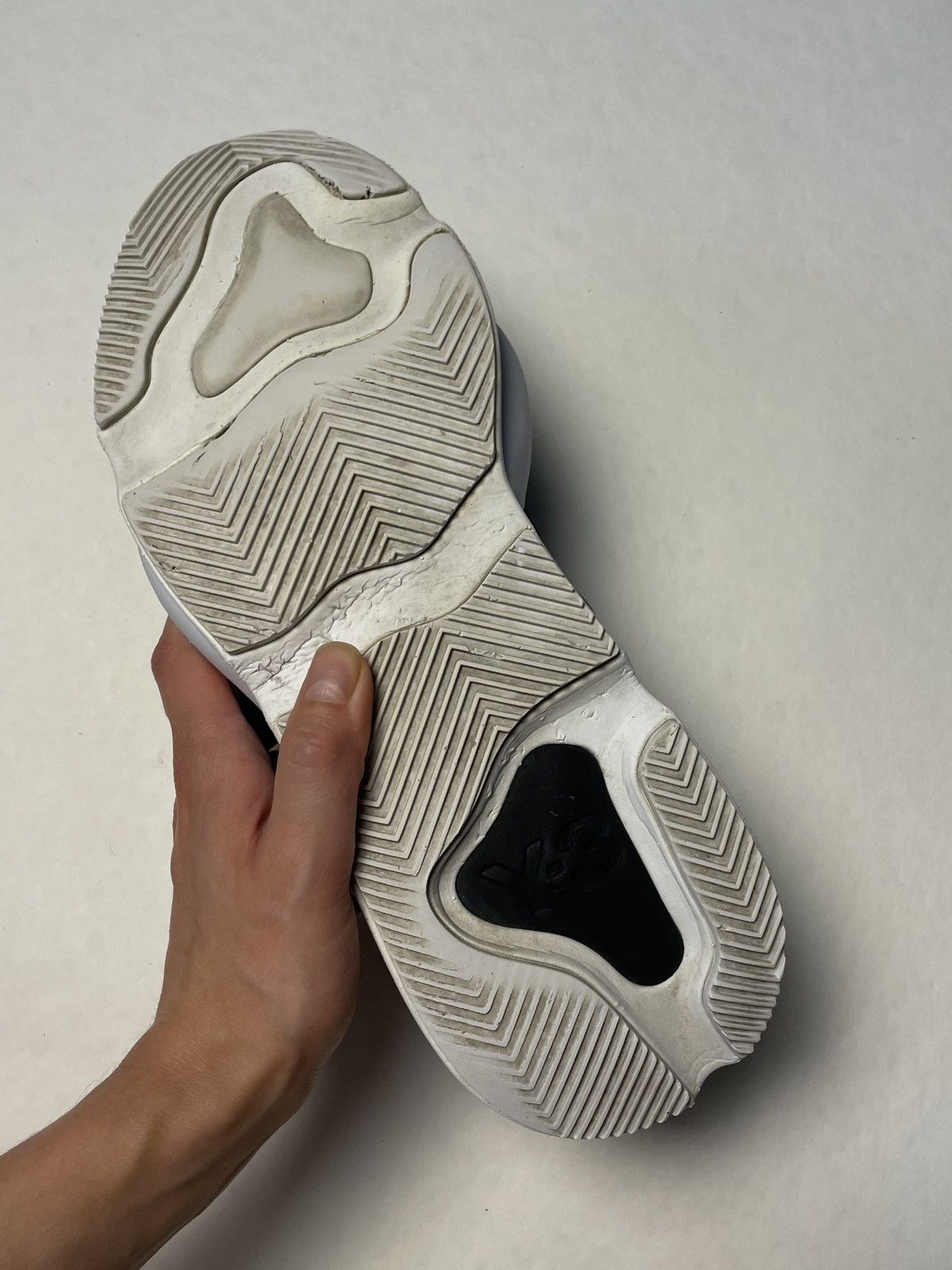 Adidas Y-3 Kaiwa Leather Black White Size US 10.5 / EU 43-44 - 8 Thumbnail