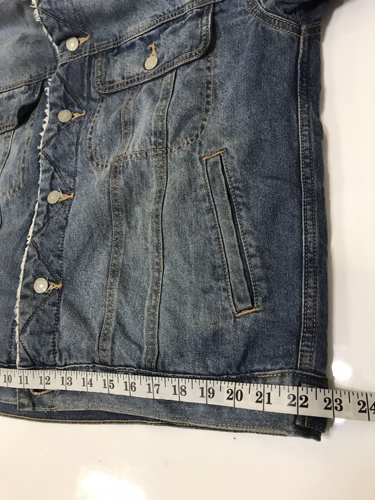 GU GU Denim Sherpa Jacket Size US L / EU 52-54 / 3 - 24 Thumbnail