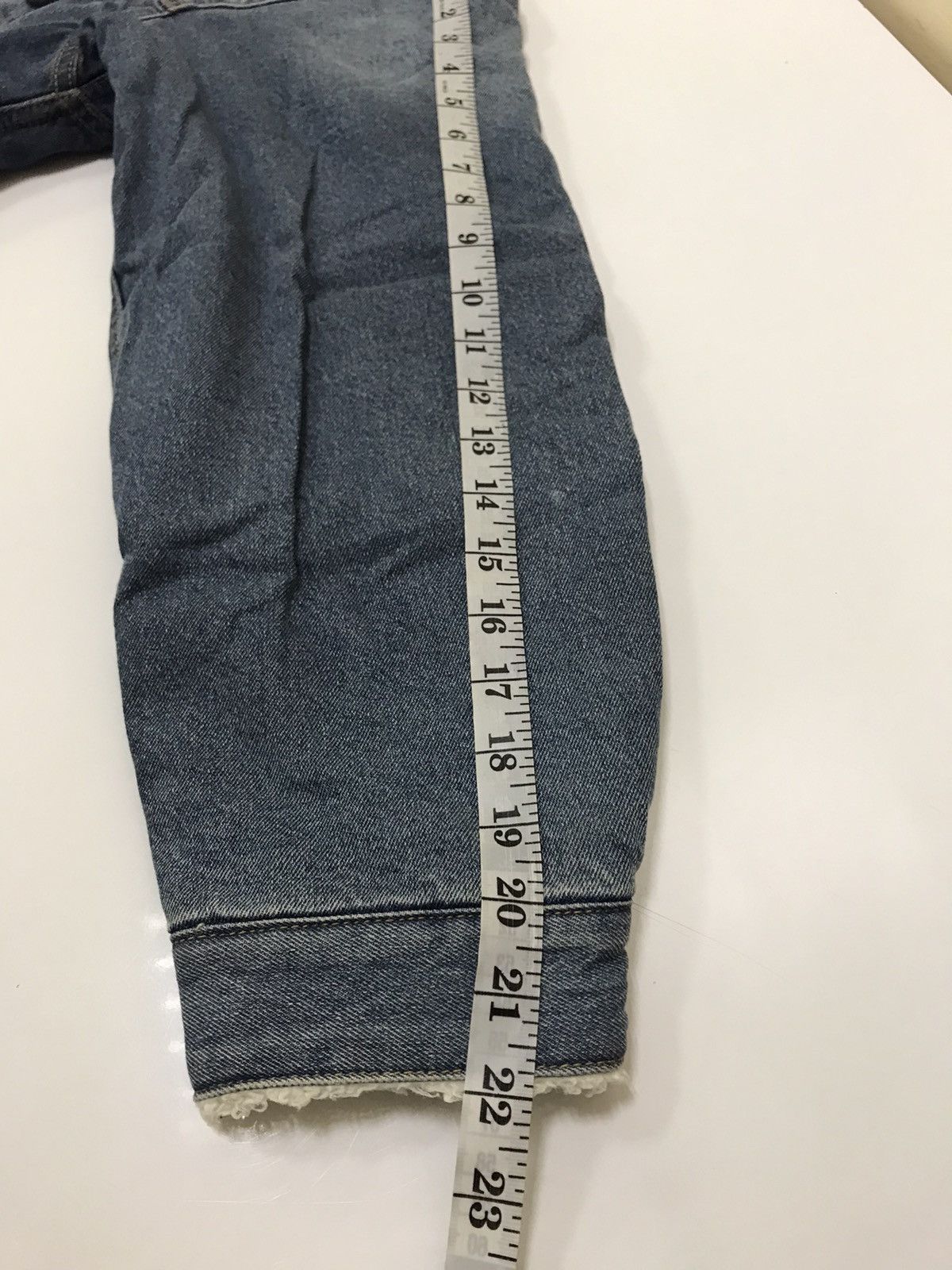 GU GU Denim Sherpa Jacket Size US L / EU 52-54 / 3 - 23 Thumbnail