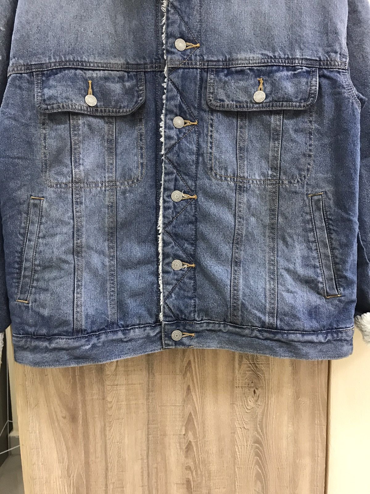 GU GU Denim Sherpa Jacket Size US L / EU 52-54 / 3 - 6 Thumbnail