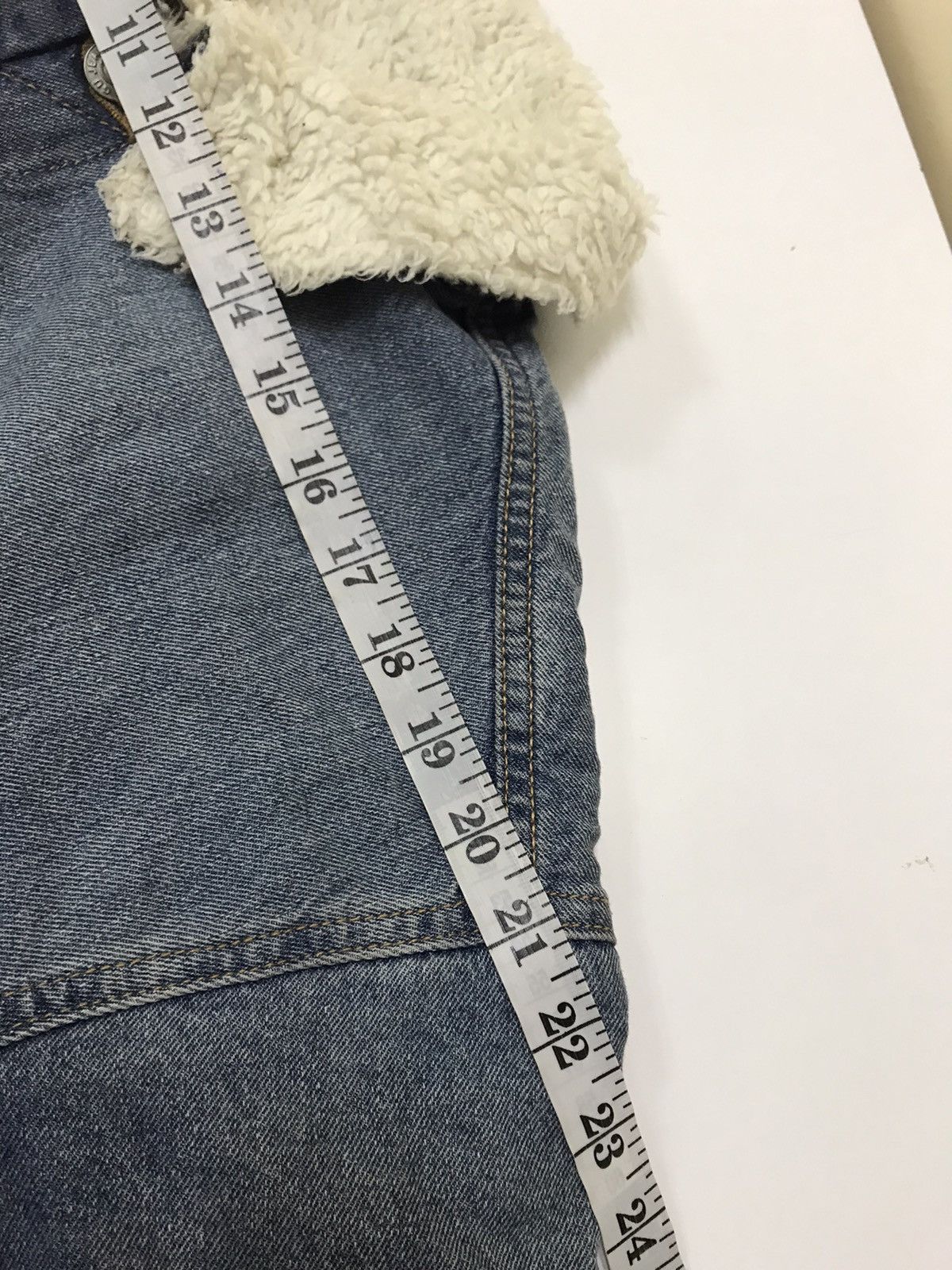 GU GU Denim Sherpa Jacket Size US L / EU 52-54 / 3 - 22 Thumbnail