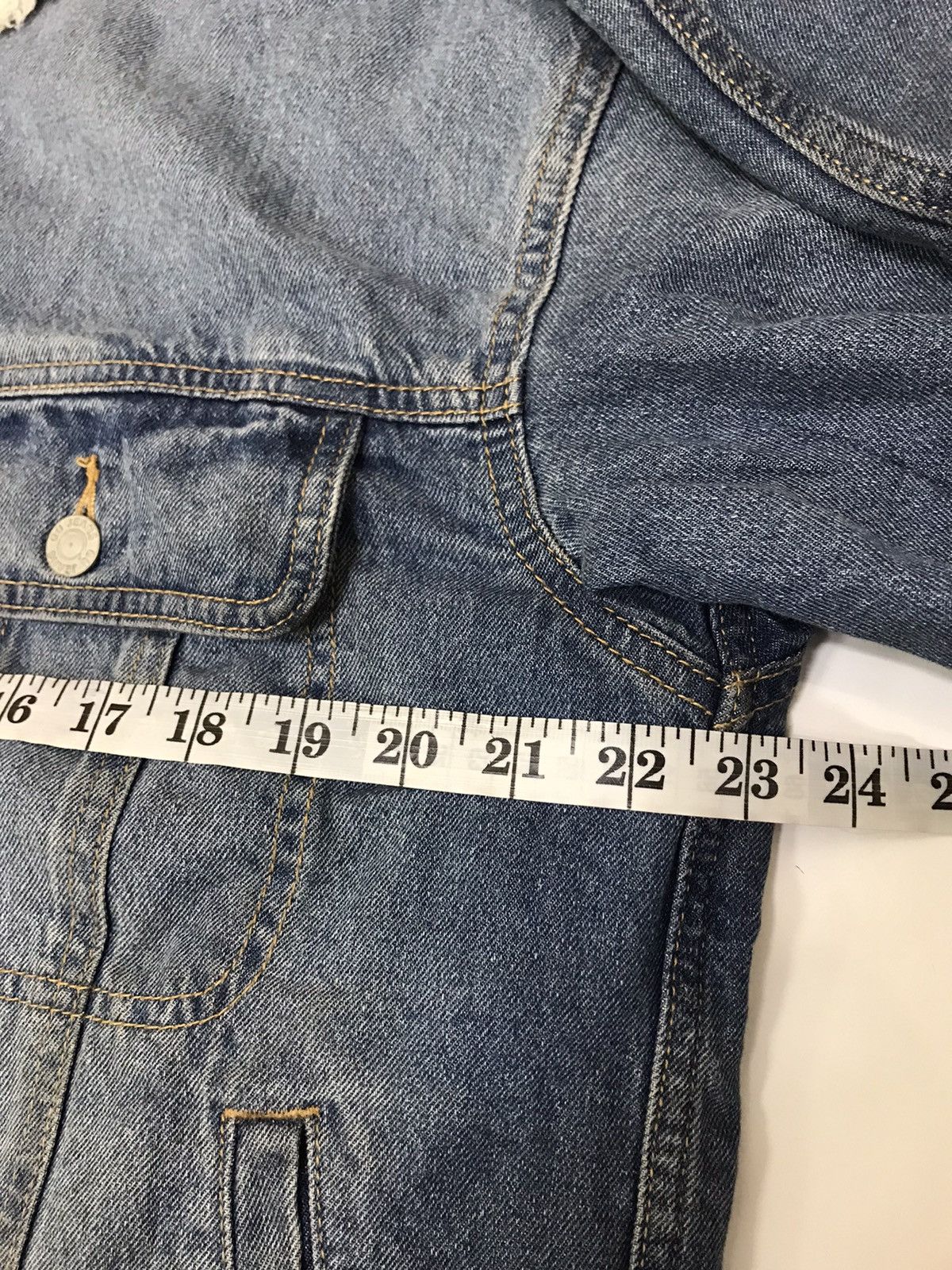 GU GU Denim Sherpa Jacket Size US L / EU 52-54 / 3 - 19 Thumbnail