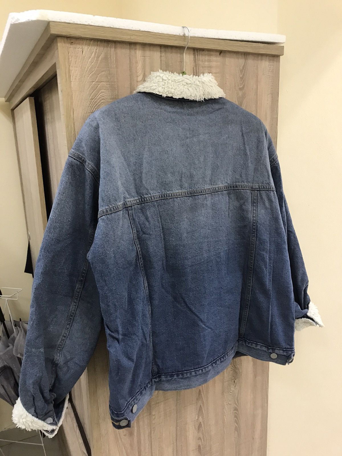 GU GU Denim Sherpa Jacket Size US L / EU 52-54 / 3 - 15 Thumbnail
