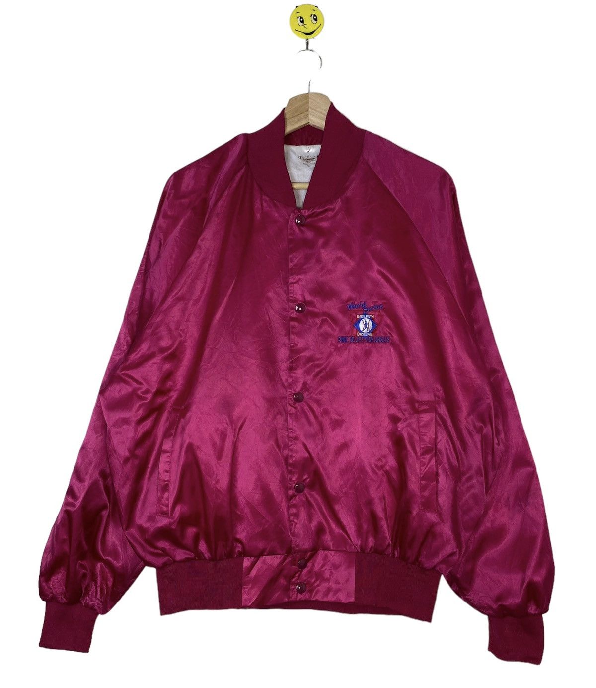 Auburn Sportswear × Vintage Vtg '94 Babe Ruth Baseball Pine Bluff Arkansas Coach Jacket Size US XL / EU 56 / 4 - 3 Thumbnail