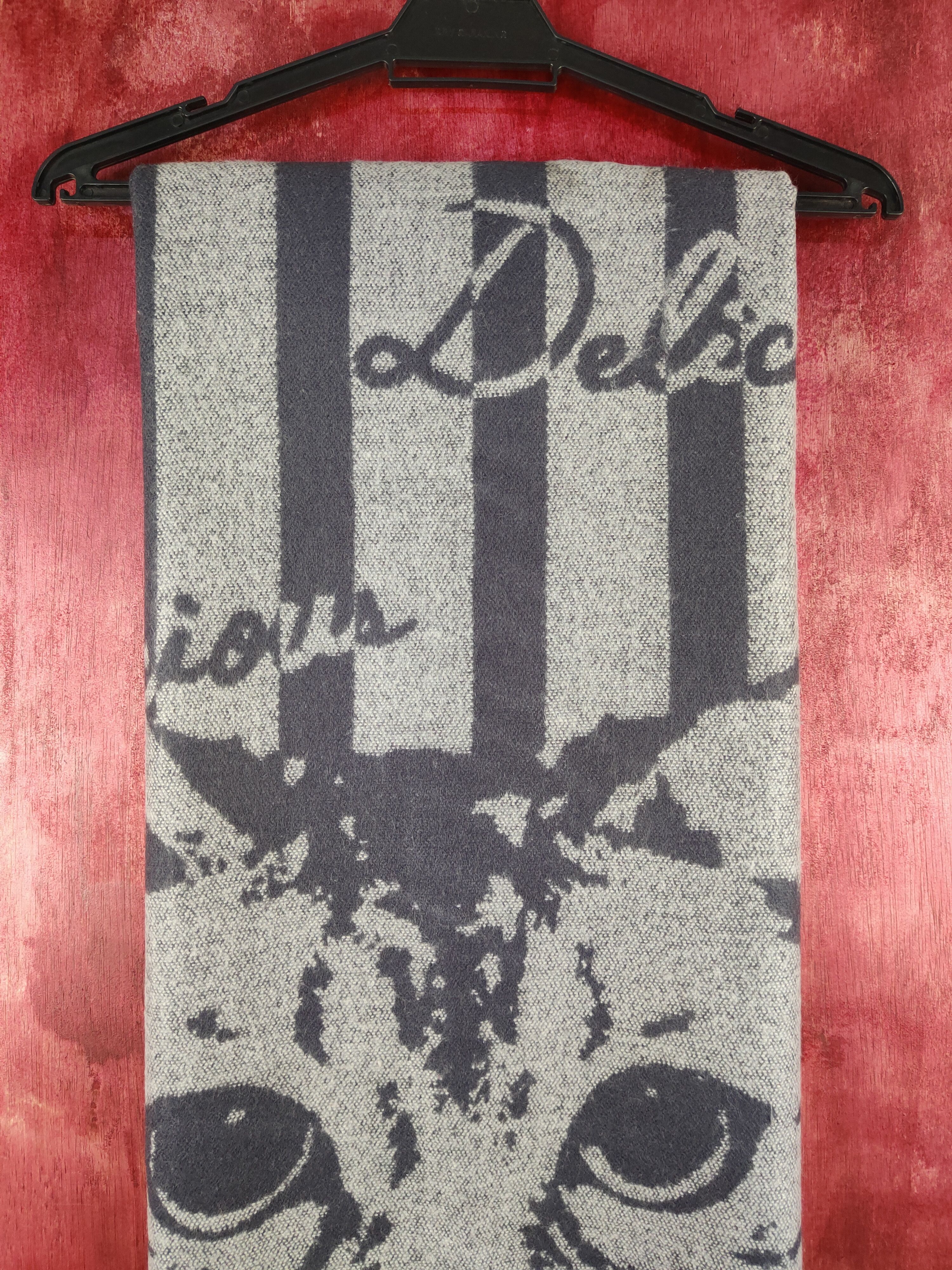 Japanese Brand Delicious Big Cat Muffler Scarves #m29 Size ONE SIZE - 2 Thumbnail
