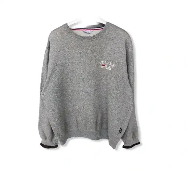 Fila Fila Italia Plain Crewneck Sweatshirt Size US M / EU 48-50 / 2 - 1 Thumbnail
