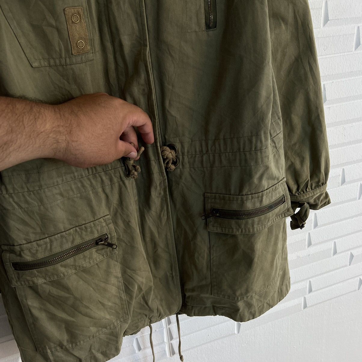 Japanese Brand RARE💥💥TOMMY GIRL PARKA PARACHUTE BIKER BONDAGE JACKET Size US S / EU 44-46 / 1 - 7 Thumbnail