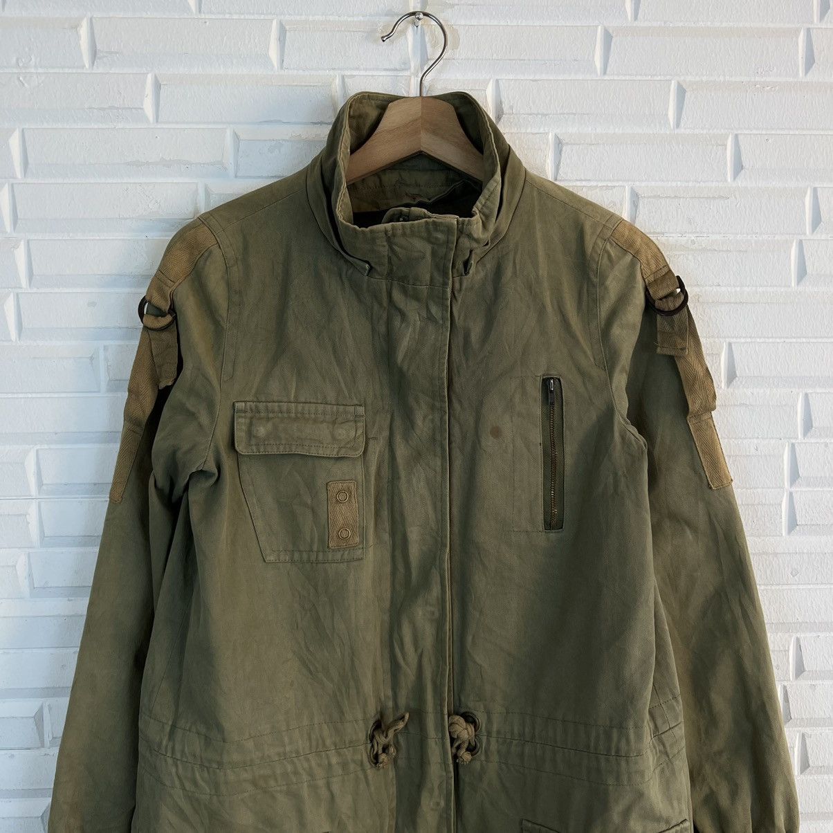 Japanese Brand RARE💥💥TOMMY GIRL PARKA PARACHUTE BIKER BONDAGE JACKET Size US S / EU 44-46 / 1 - 3 Thumbnail