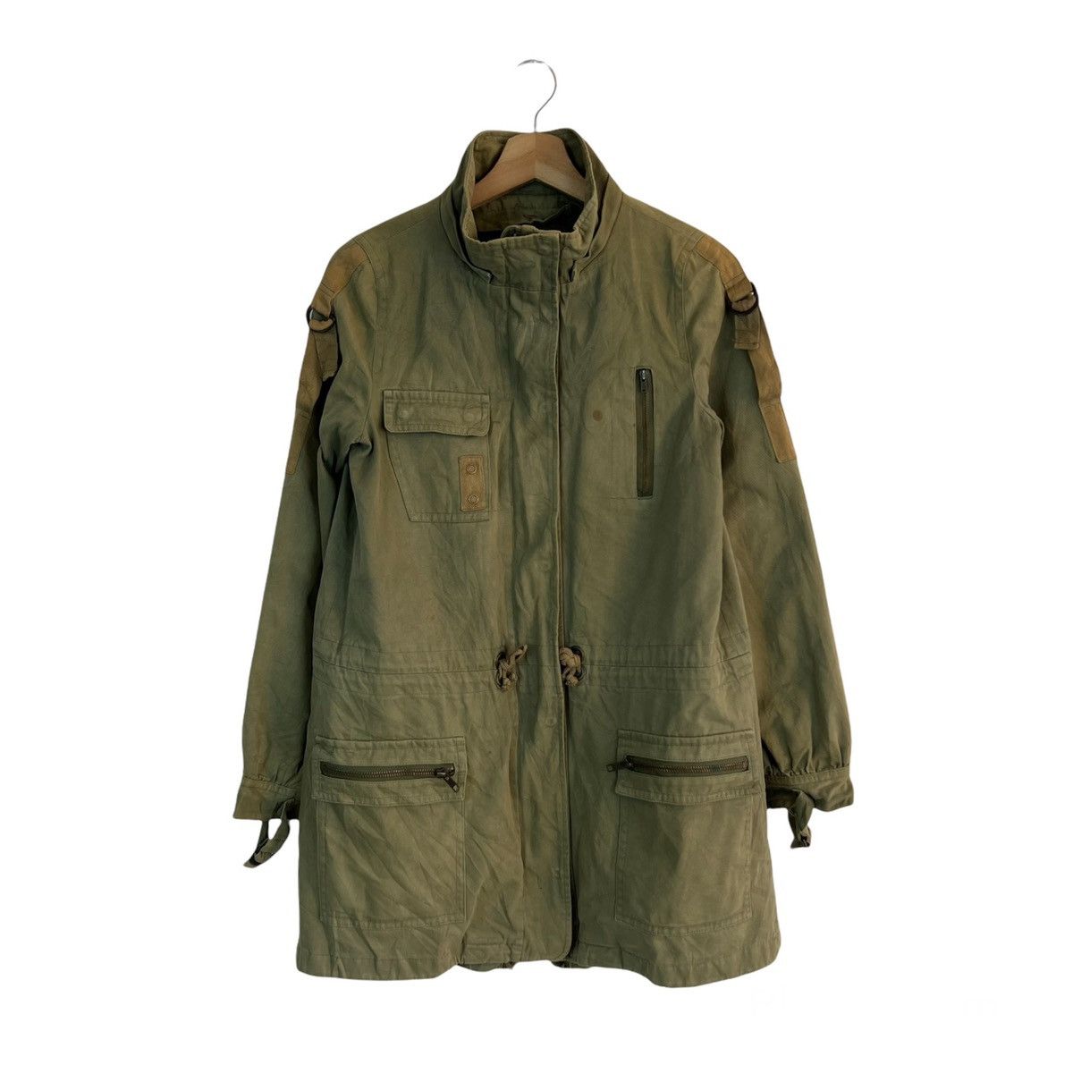 Japanese Brand RARE💥💥TOMMY GIRL PARKA PARACHUTE BIKER BONDAGE JACKET Size US S / EU 44-46 / 1 - 1 Thumbnail