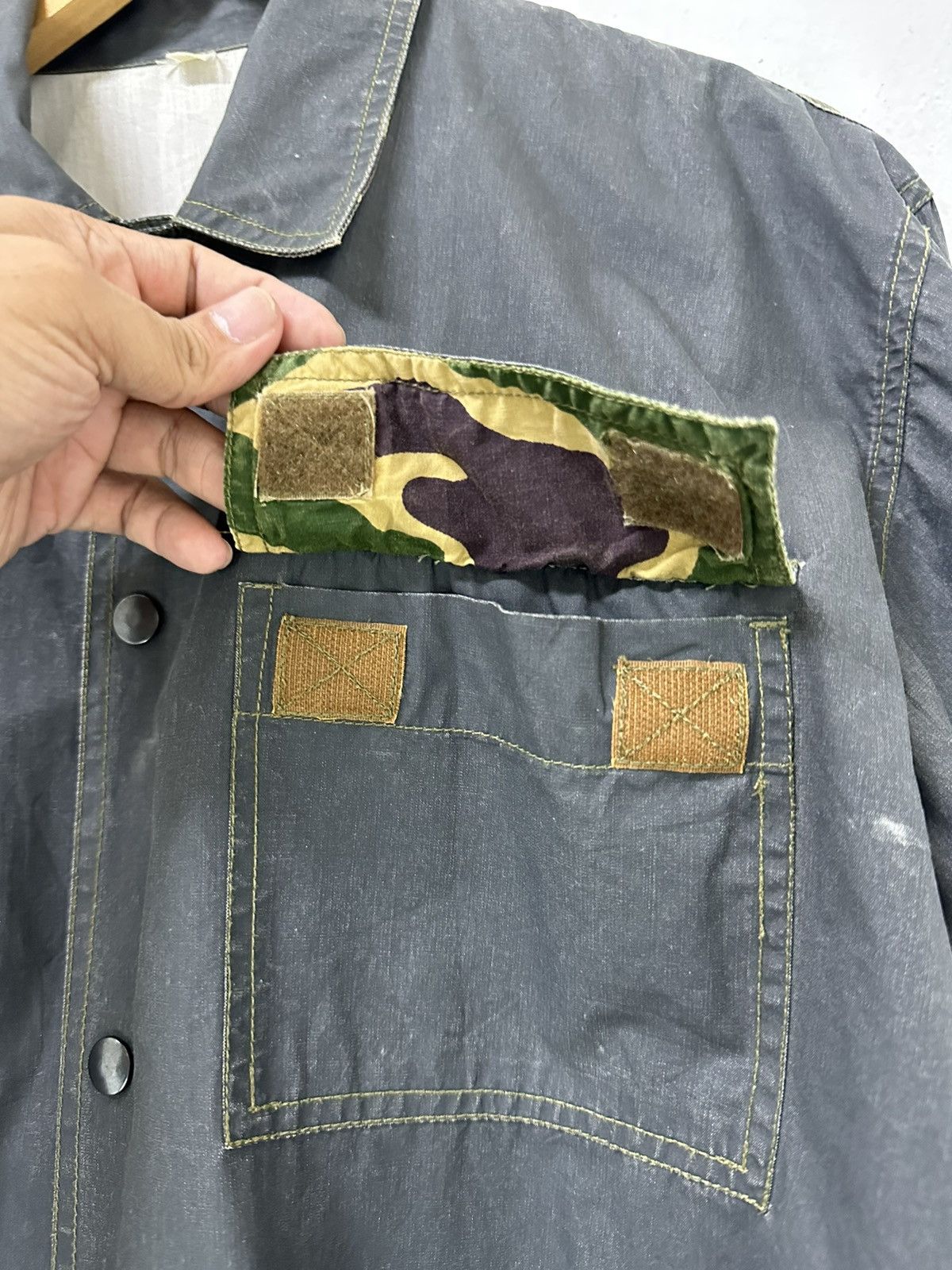 Maharishi Japanese Brand Maharishi Light Jacket Single Pocket Design Size US M / EU 48-50 / 2 - 6 Thumbnail