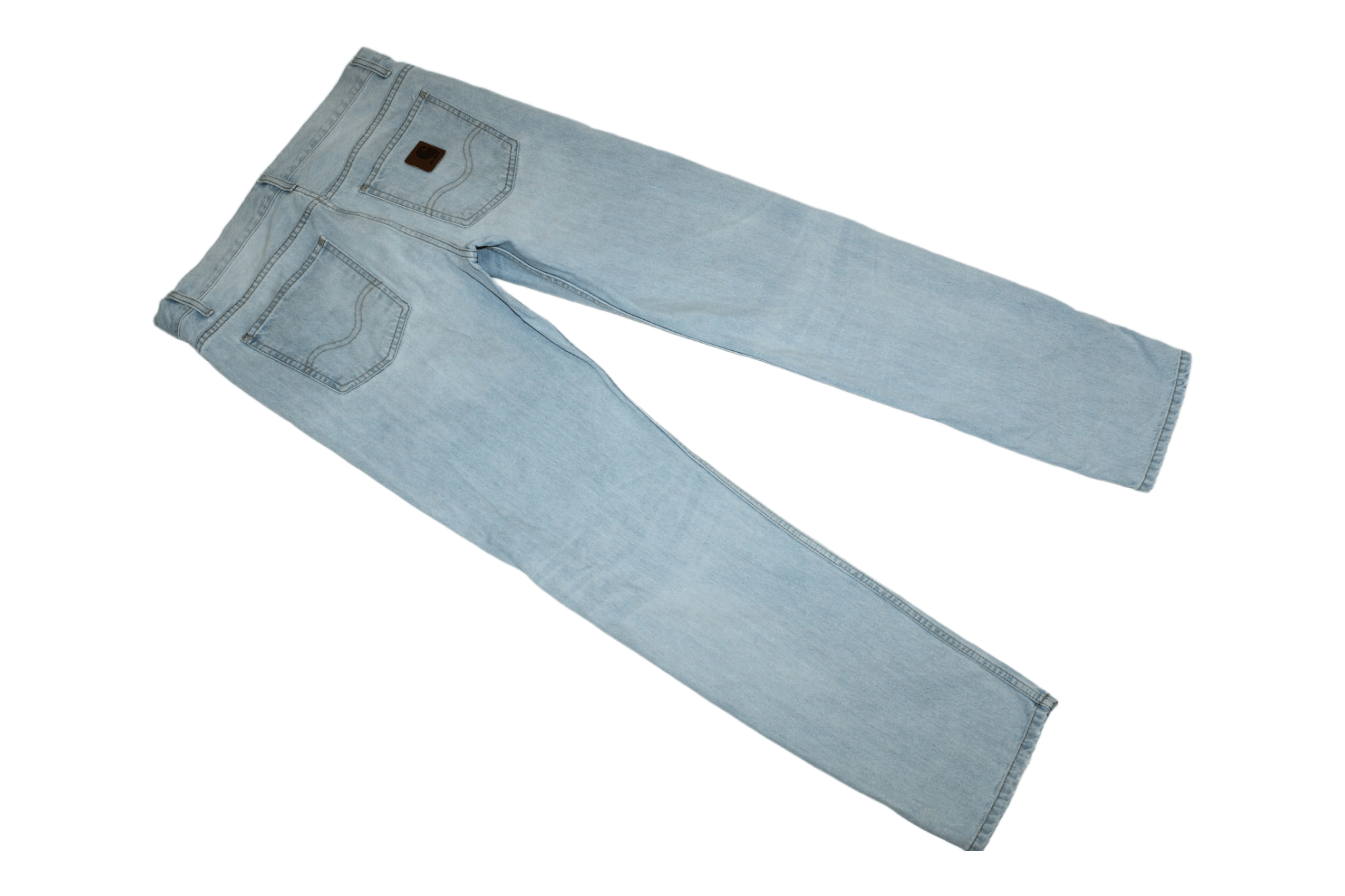 Carhartt Wip Carhartt WIP Texas Pant II Bluewash Faded Baggy Jeans Size US 34 / EU 50 - 4 Thumbnail