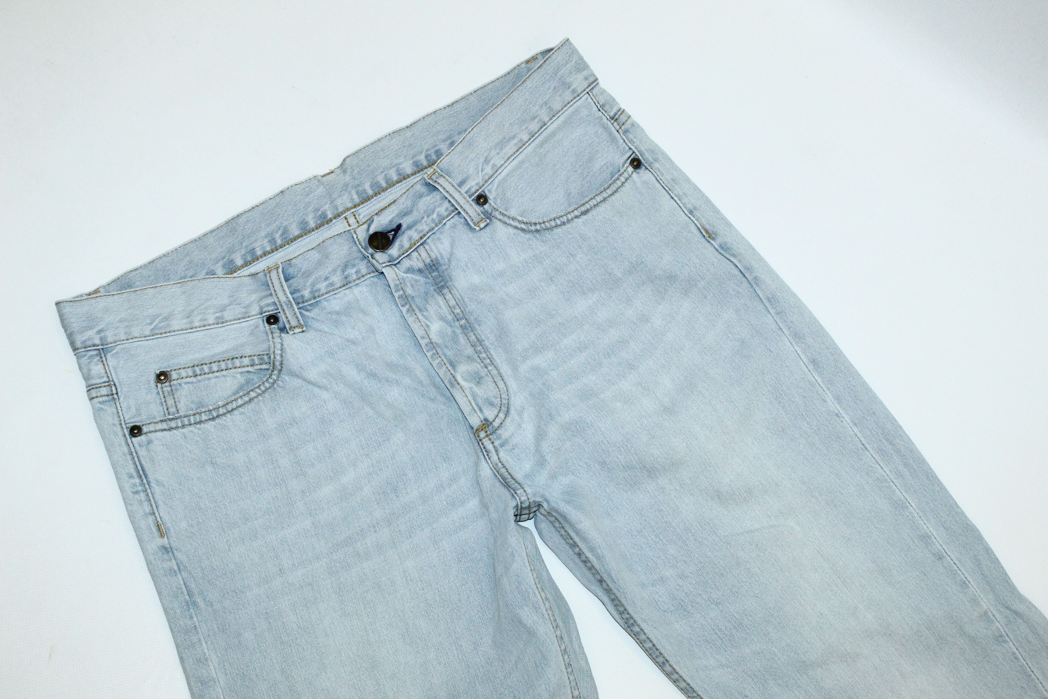 Carhartt Wip Carhartt WIP Texas Pant II Bluewash Faded Baggy Jeans Size US 34 / EU 50 - 3 Thumbnail