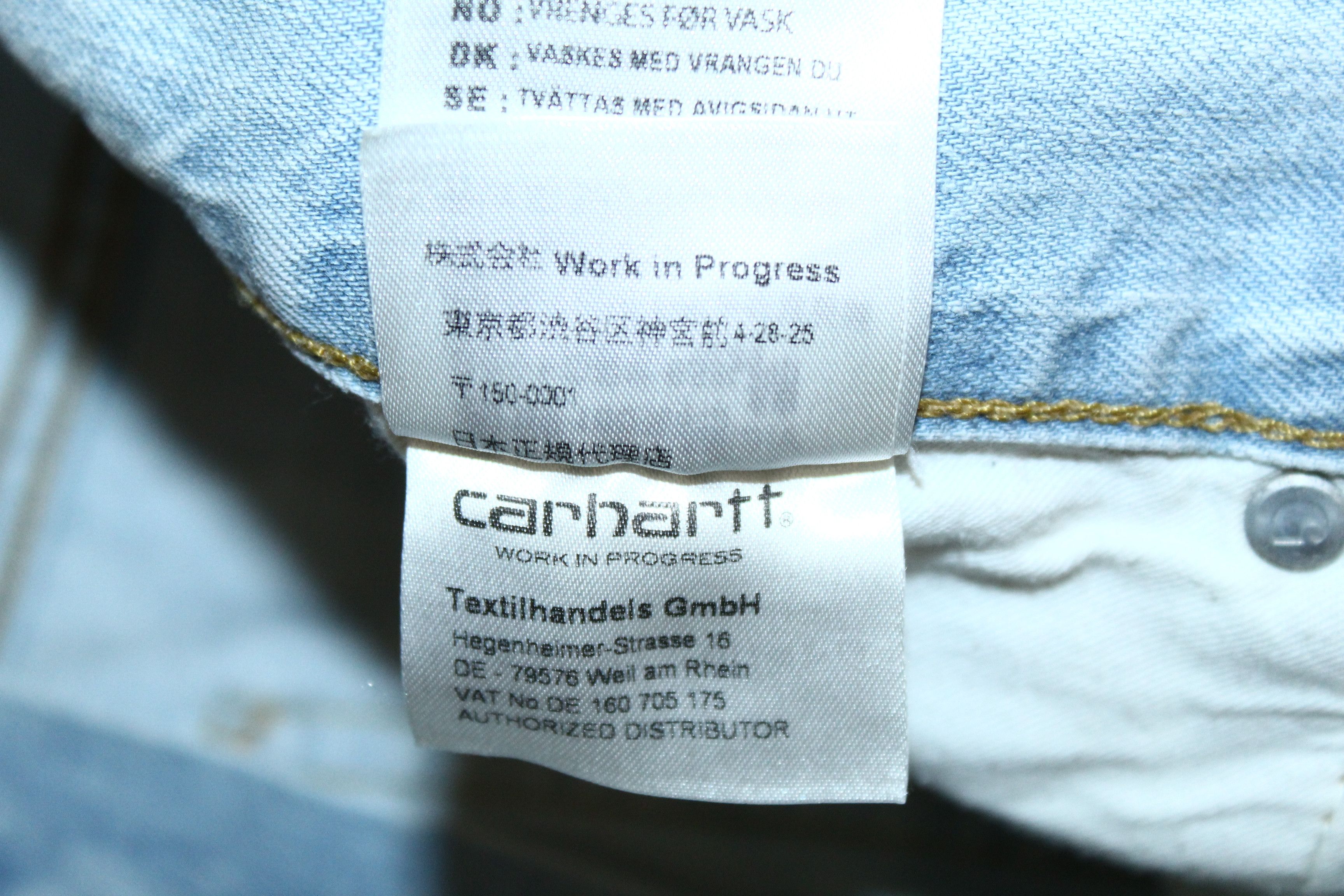 Carhartt Wip Carhartt WIP Texas Pant II Bluewash Faded Baggy Jeans Size US 34 / EU 50 - 8 Thumbnail