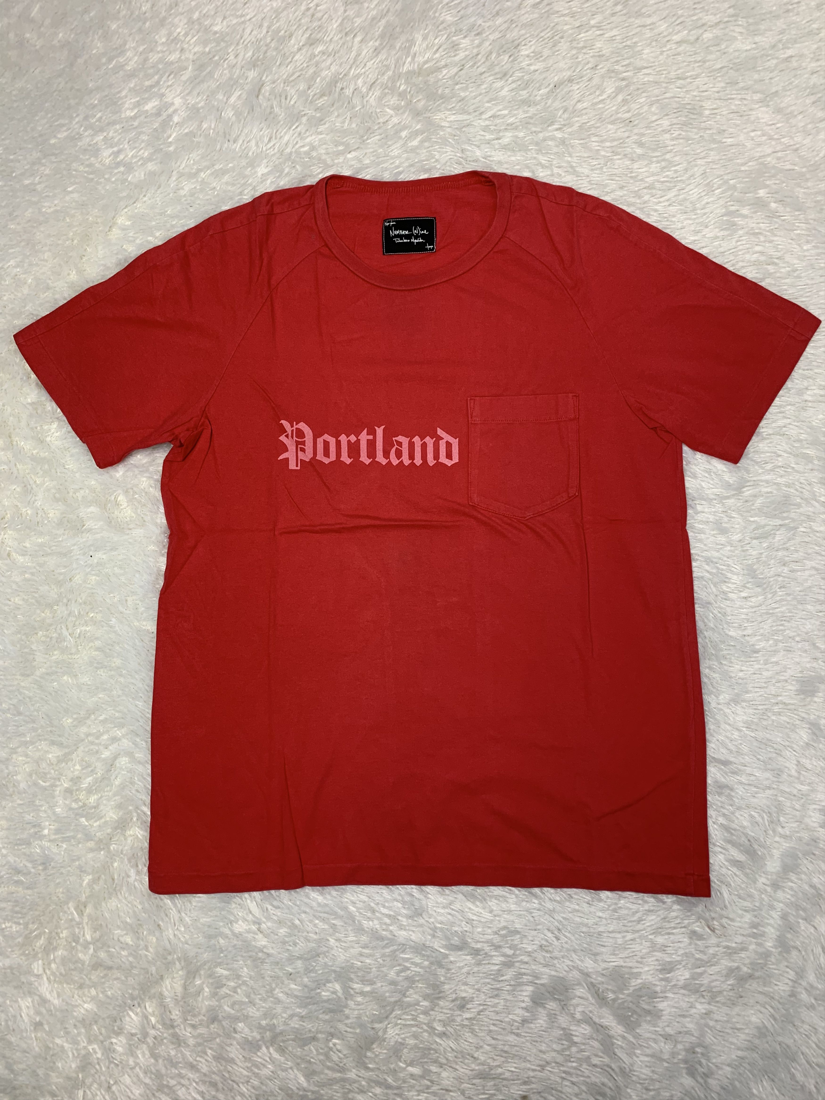 ナンバーナイン　Portland Tシャツ セール】Portland POCKET T-SHIRT / ポートランド ポケットT