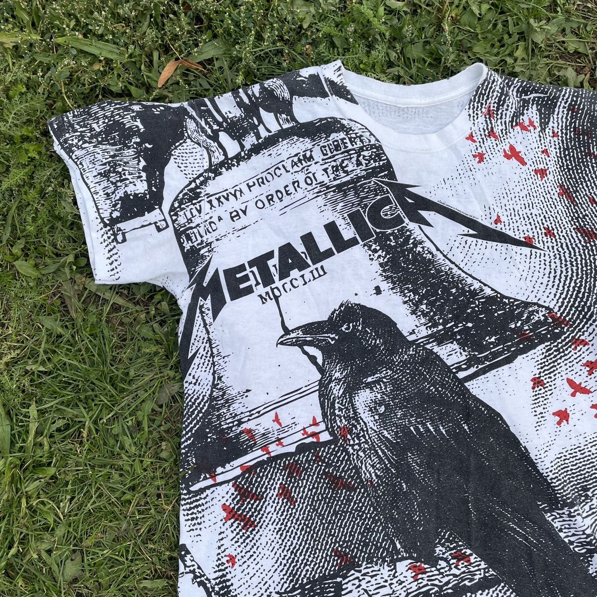 Vintage Vintage Y2K Metallica Graphic Tee Sun Faded Grunge Relaxed M Size US M / EU 48-50 / 2 - 2 Thumbnail