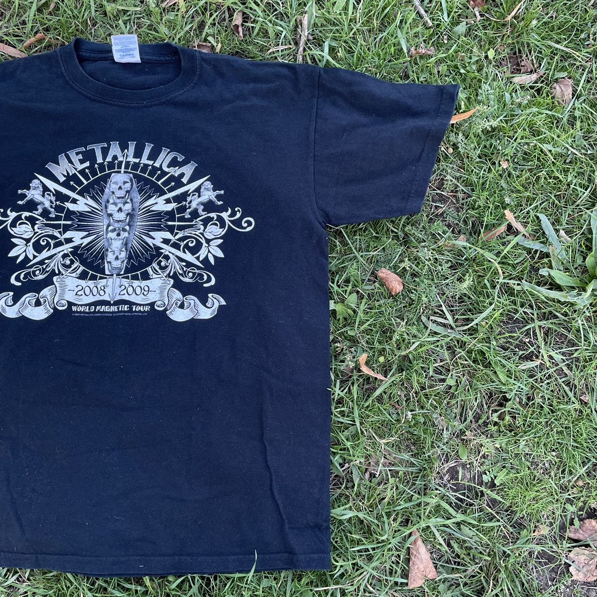 Vintage Vintage 90s Metallica Faded Band Tee Graphic Grunge Slim M Size US M / EU 48-50 / 2 - 2 Thumbnail