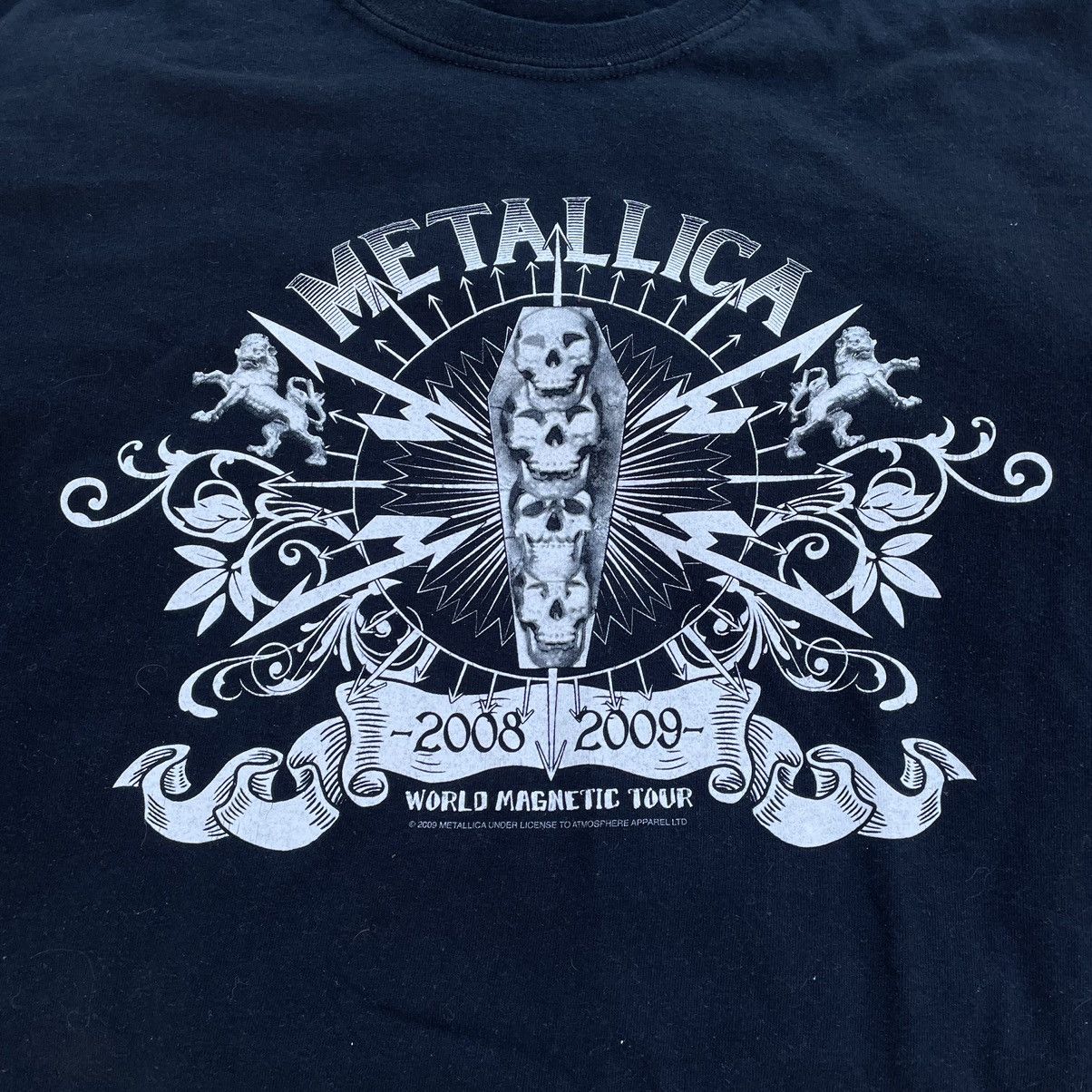 Vintage Vintage 90s Metallica Faded Band Tee Graphic Grunge Slim M Size US M / EU 48-50 / 2 - 5 Thumbnail
