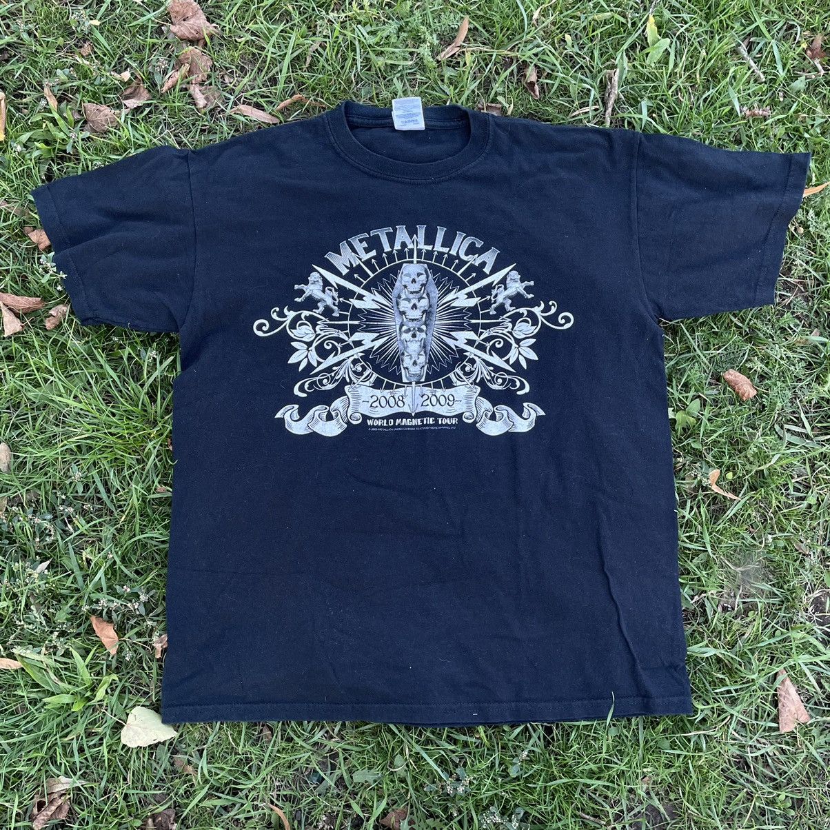 Vintage Vintage 90s Metallica Faded Band Tee Graphic Grunge Slim M Size US M / EU 48-50 / 2 - 3 Thumbnail