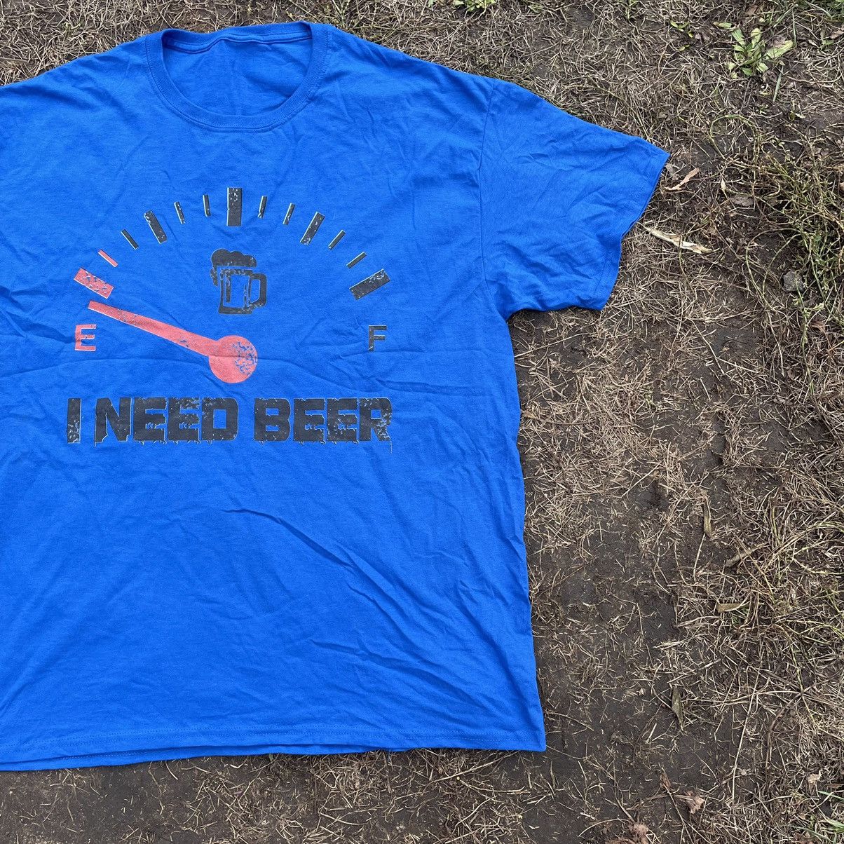 Vintage Vintage Y2K Sun Faded Graphic Tee Humor Beer Drunk Skate XL Size US XL / EU 56 / 4 - 2 Thumbnail