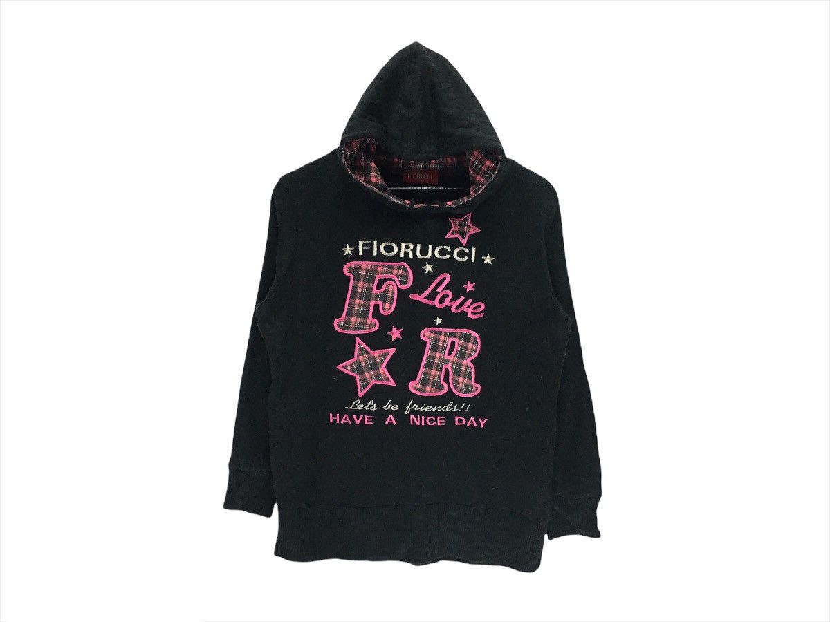 Fiorucci × Vintage Vintage Fiorucci Love Have A Nice Day Hoddie Size S / US 4 / IT 40 - 1 Thumbnail
