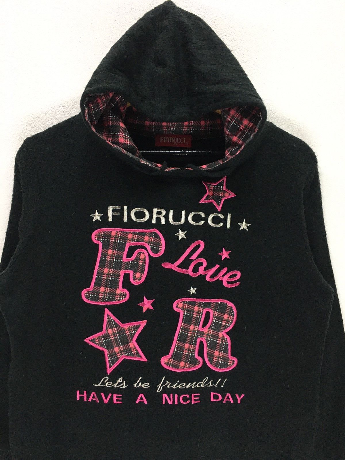 Fiorucci × Vintage Vintage Fiorucci Love Have A Nice Day Hoddie Size S / US 4 / IT 40 - 2 Thumbnail