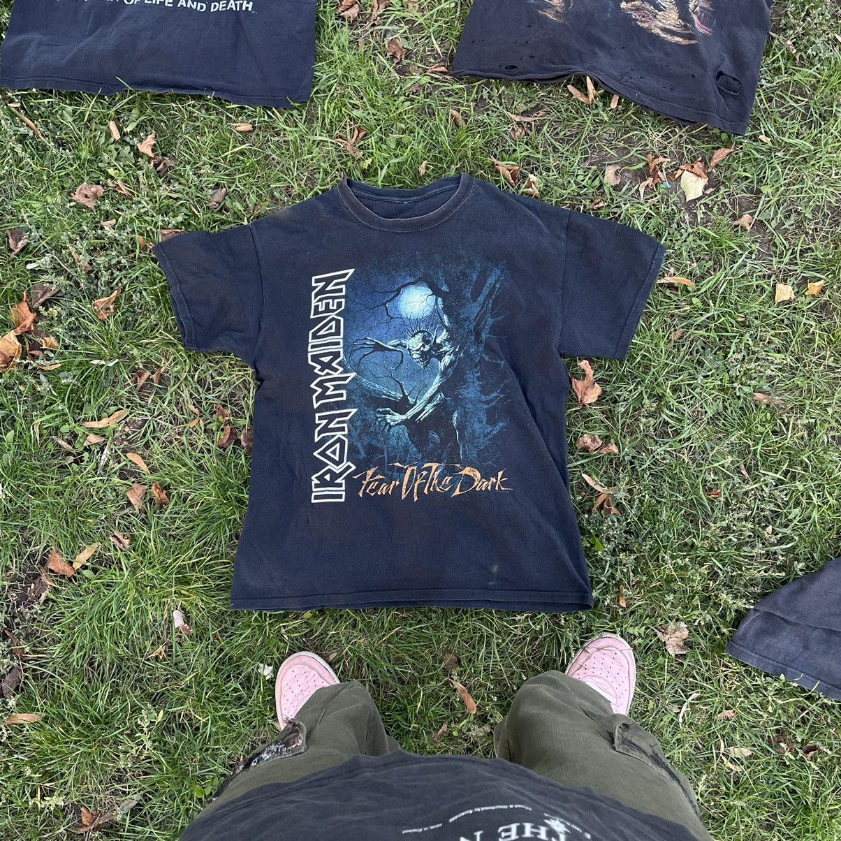 Vintage Vintage Y2K Iron Maiden Graphic Tee Sun Faded Grunge Slim M Size US M / EU 48-50 / 2 - 1 Thumbnail