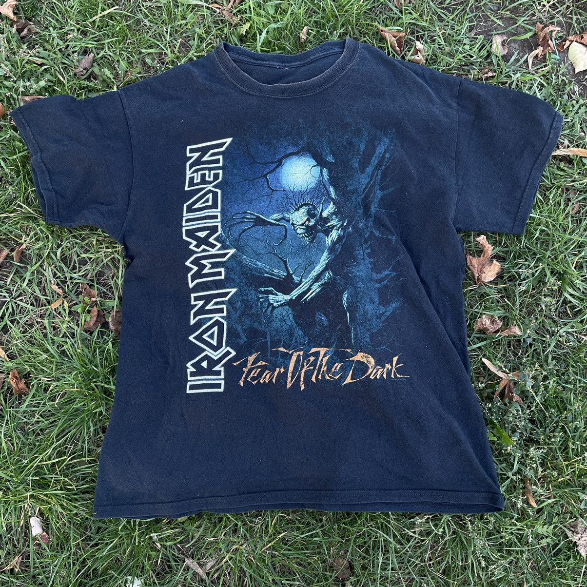 Vintage Vintage Y2K Iron Maiden Graphic Tee Sun Faded Grunge Slim M Size US M / EU 48-50 / 2 - 3 Thumbnail