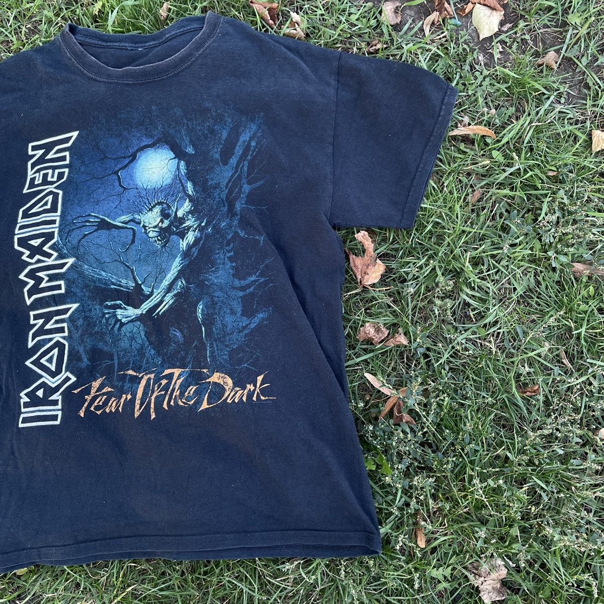 Vintage Vintage Y2K Iron Maiden Graphic Tee Sun Faded Grunge Slim M Size US M / EU 48-50 / 2 - 2 Thumbnail