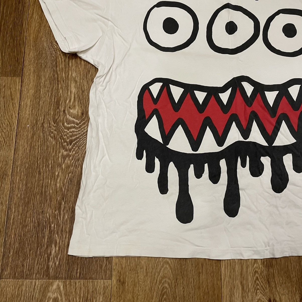Vintage Y2K Vintage Monster Graphic Oversized Tee Cream Skate L Size US L / EU 52-54 / 3 - 4 Thumbnail