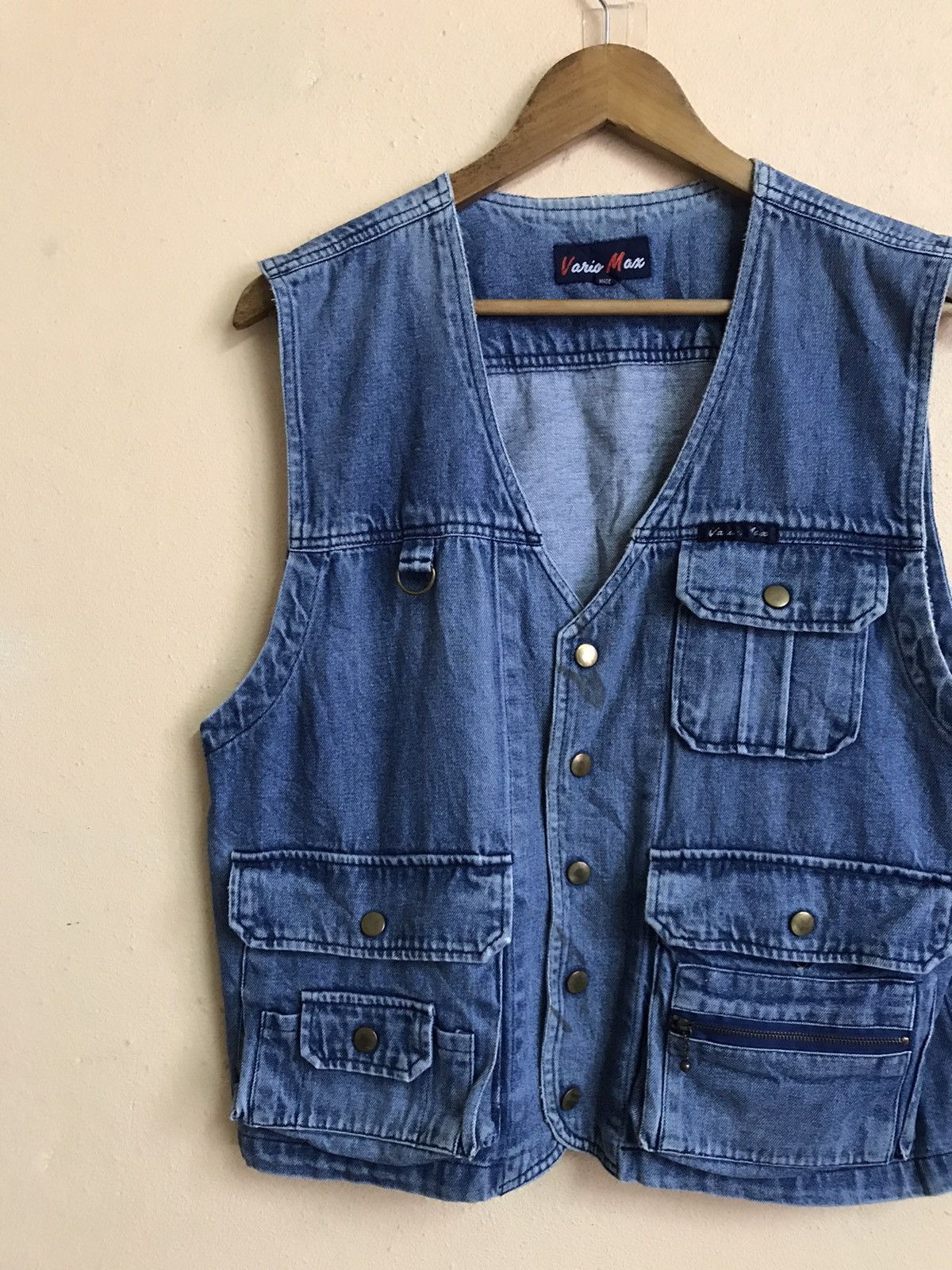 Japanese Brand VARIO MAX distressed fishing tactical vest jacket Size US M / EU 48-50 / 2 - 7 Thumbnail