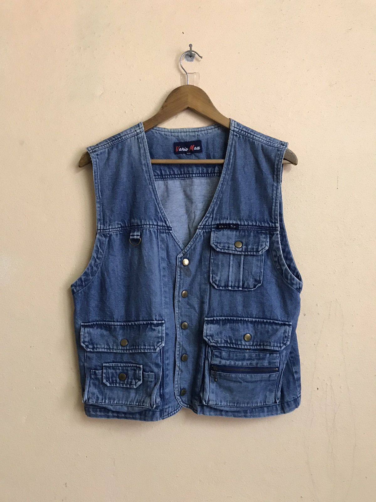 Japanese Brand VARIO MAX distressed fishing tactical vest jacket Size US M / EU 48-50 / 2 - 2 Thumbnail