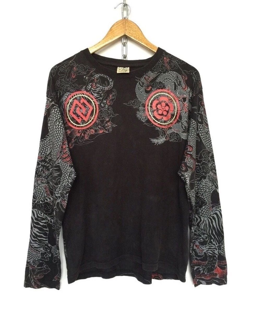 Vintage Vintage Sukajan Overprint Shirt Size US M / EU 48-50 / 2 - 2 Thumbnail