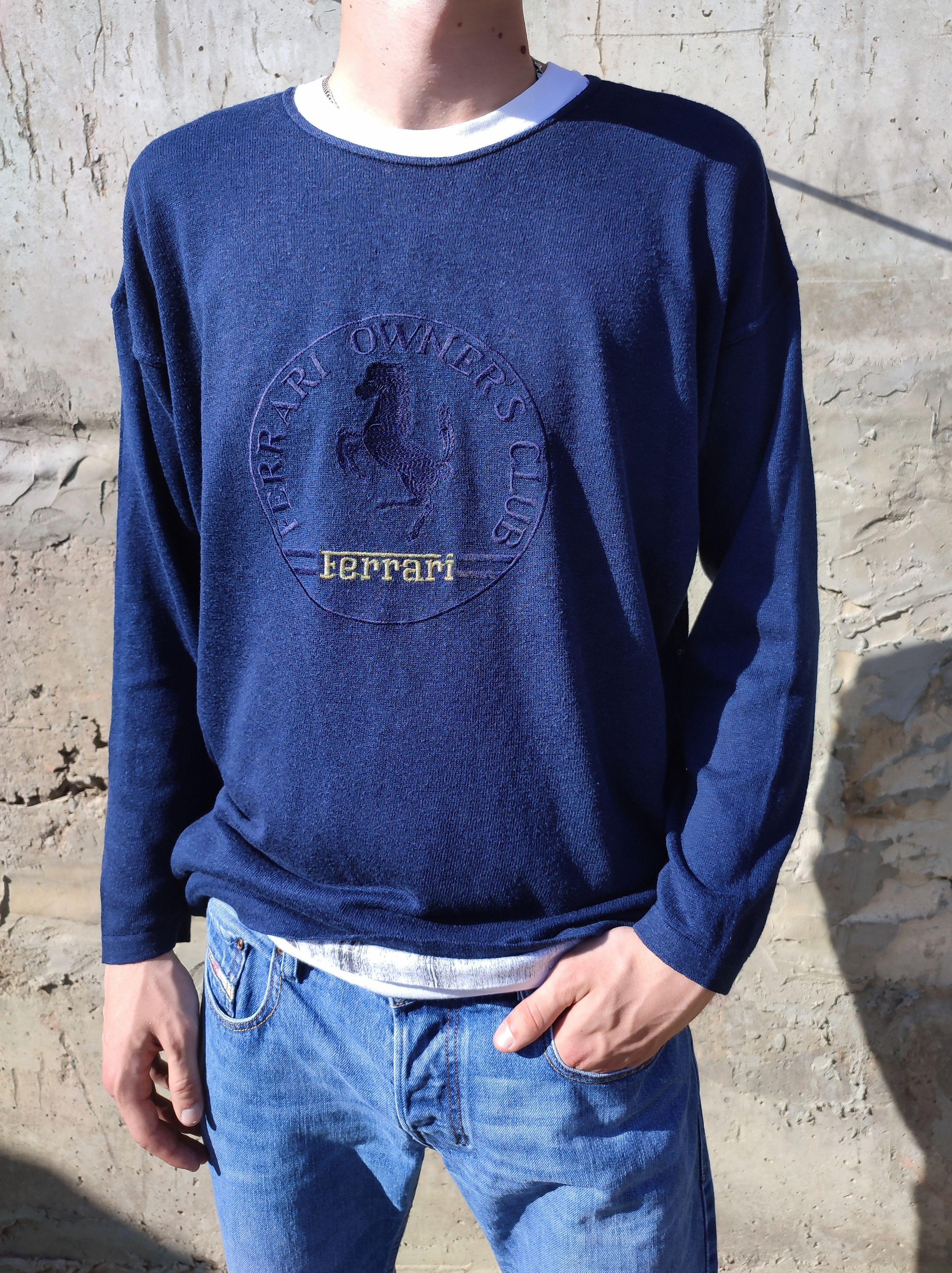 Vintage 80's Ferrari Logo sweater