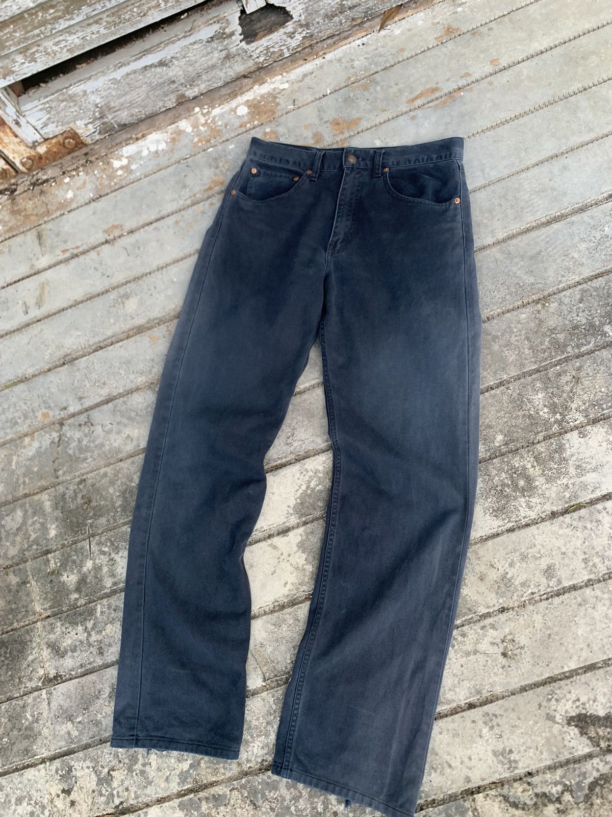 Levi's 👹Sun Faded Levis 512 Blue Faded Baggy Jeans Size US 32 / EU 48 - 7 Thumbnail