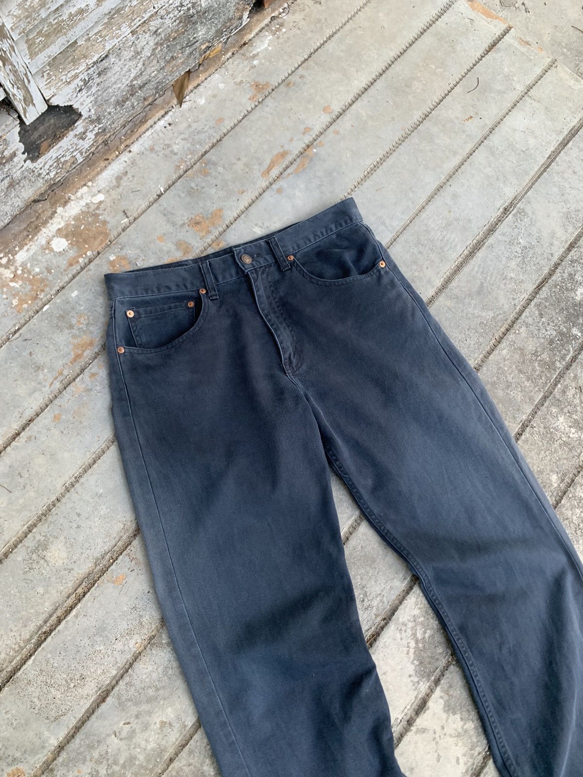 Levi's 👹Sun Faded Levis 512 Blue Faded Baggy Jeans Size US 32 / EU 48 - 11 Thumbnail