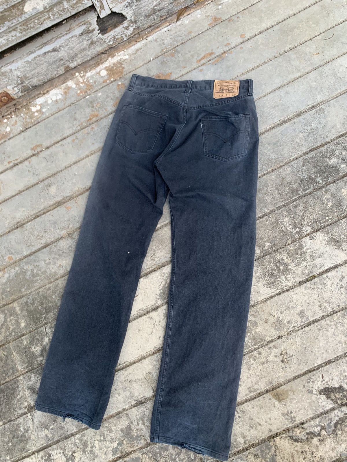Levi's 👹Sun Faded Levis 512 Blue Faded Baggy Jeans Size US 32 / EU 48 - 14 Thumbnail