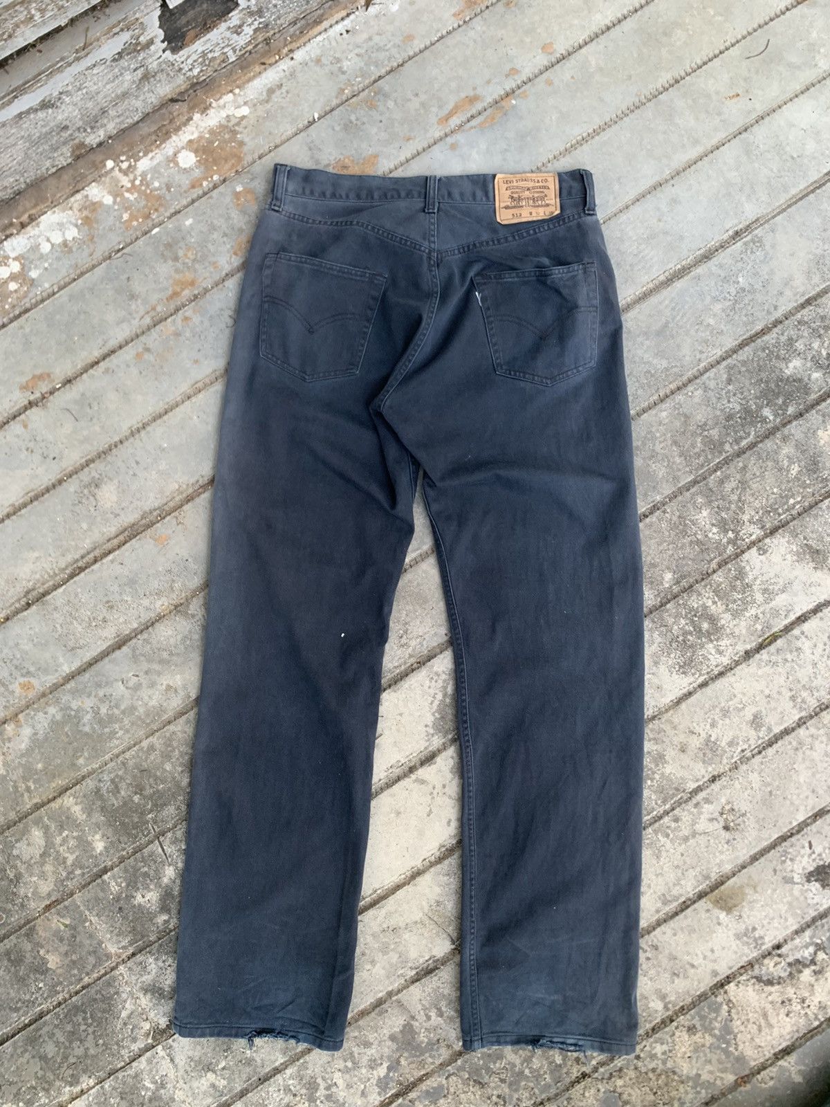 Levi's 👹Sun Faded Levis 512 Blue Faded Baggy Jeans Size US 32 / EU 48 - 13 Thumbnail