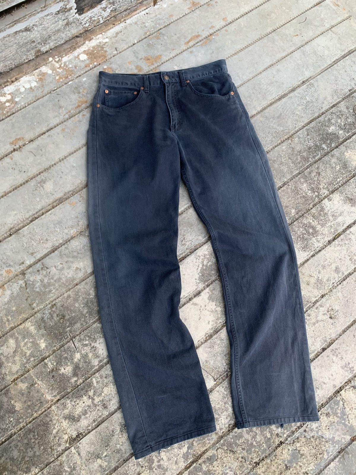 Levi's 👹Sun Faded Levis 512 Blue Faded Baggy Jeans Size US 32 / EU 48 - 8 Thumbnail