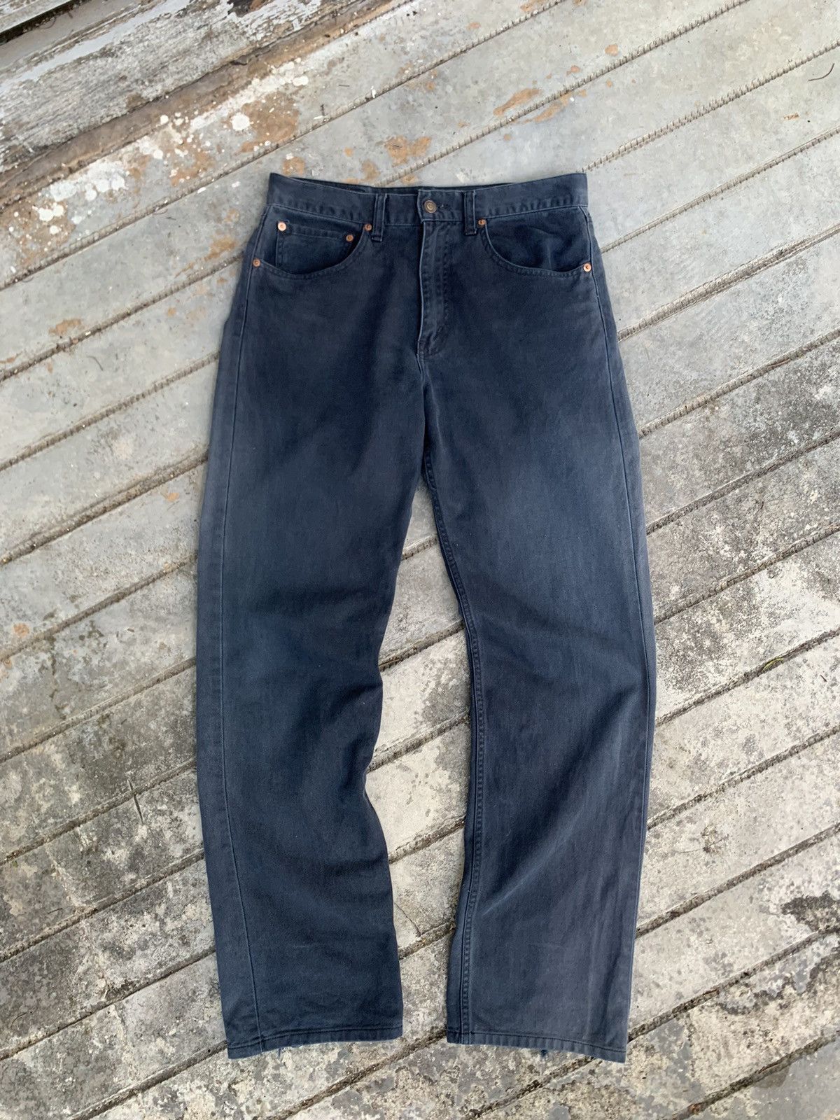 Levi's 👹Sun Faded Levis 512 Blue Faded Baggy Jeans Size US 32 / EU 48 - 6 Thumbnail